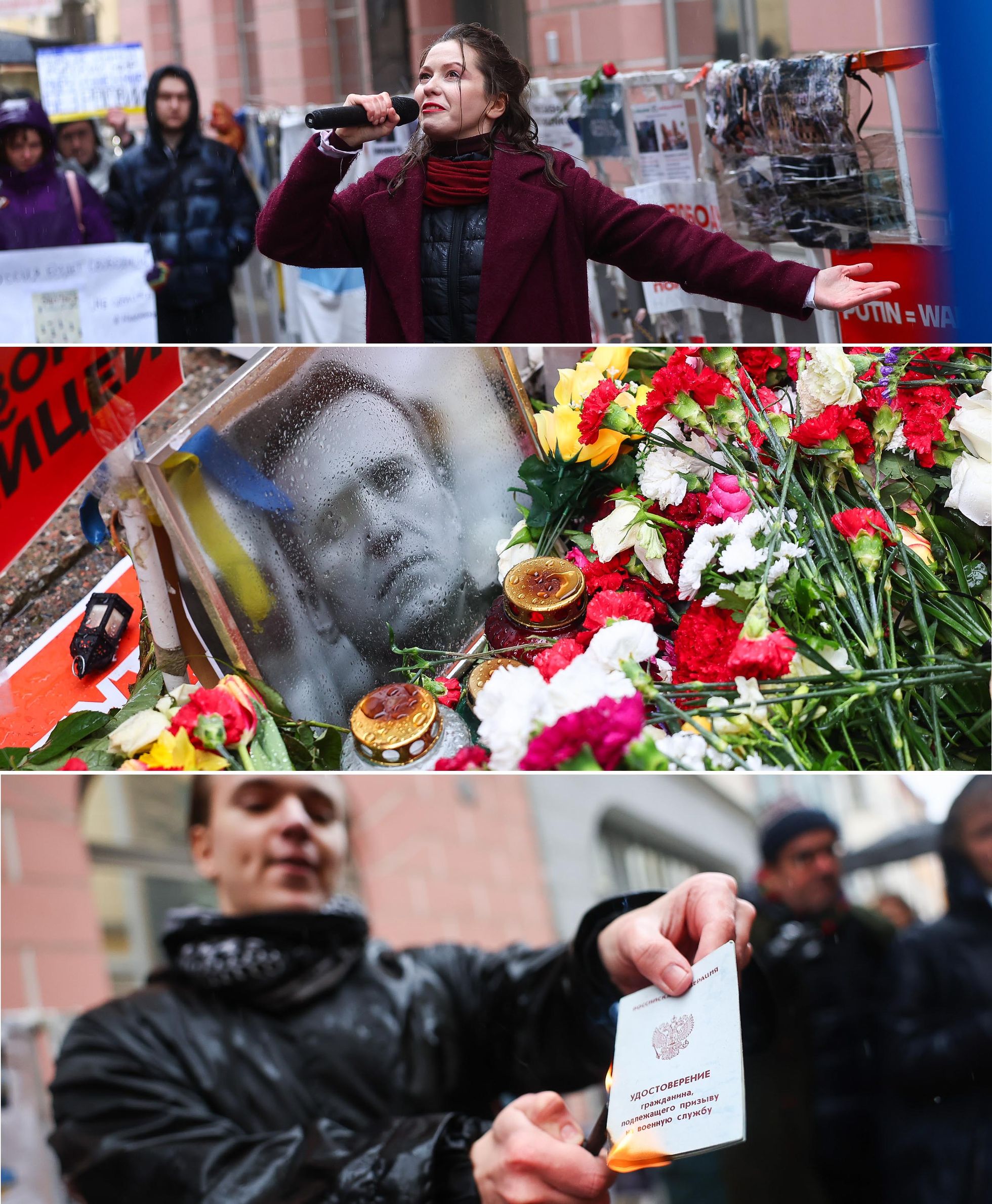 Samal ajal Eesti Vabariigi aastapäeva tähistamisega meenutati Tallinnas Vene saatkonna ees kell 14 alanud protestimiitingul Ukraina täiemahulise sõja alguse aastapäeva.
