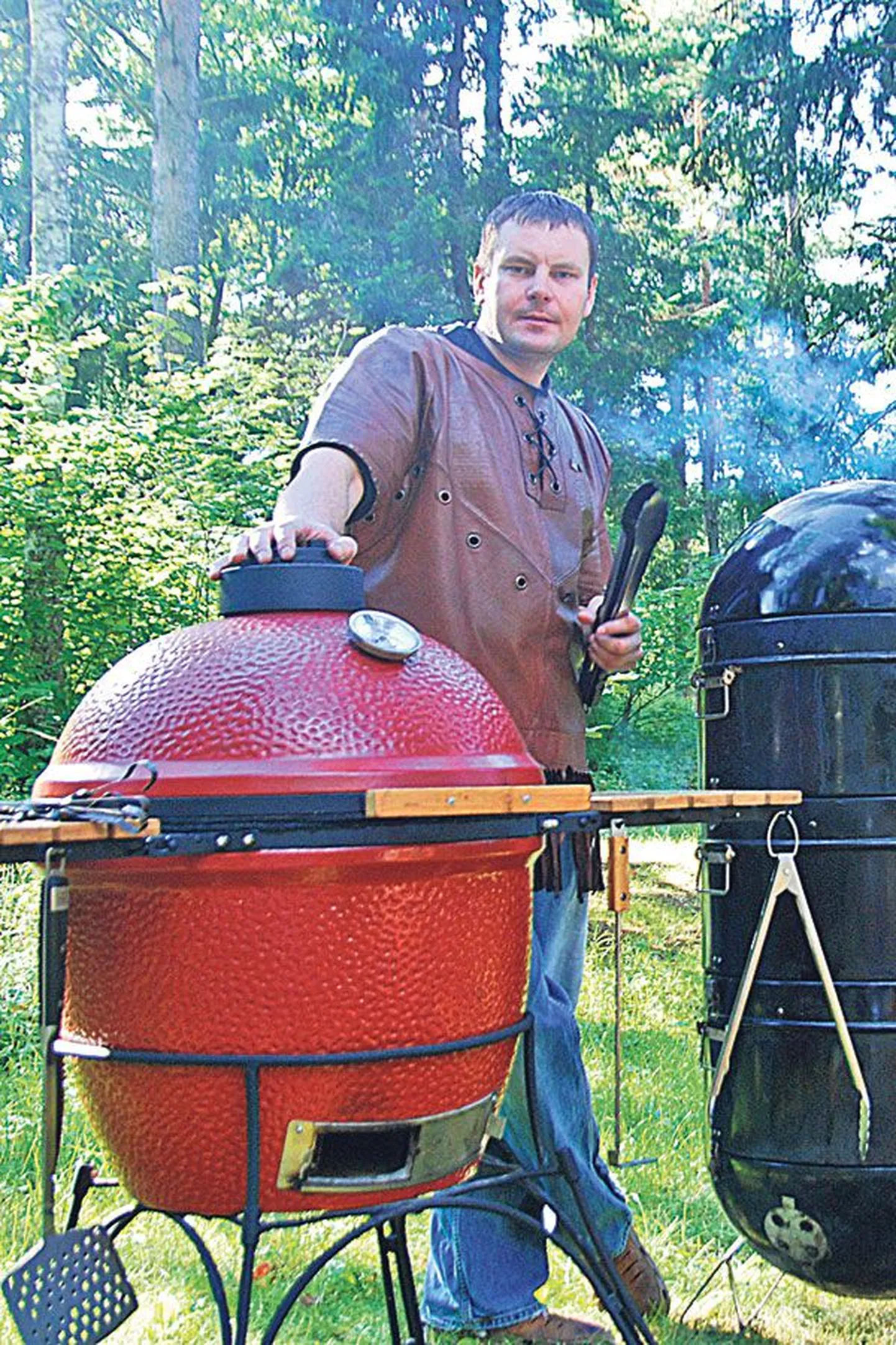 Teab grillimisest kõike: Enn Tobreluts.
