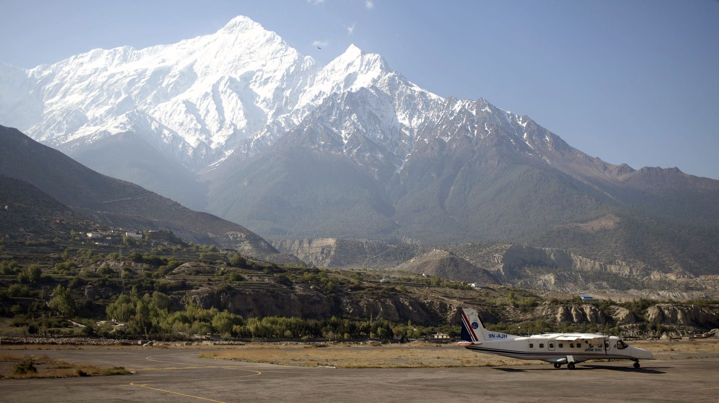 Nepalis asuv Annapurna, mille kõrgus on 8091 meetrit
