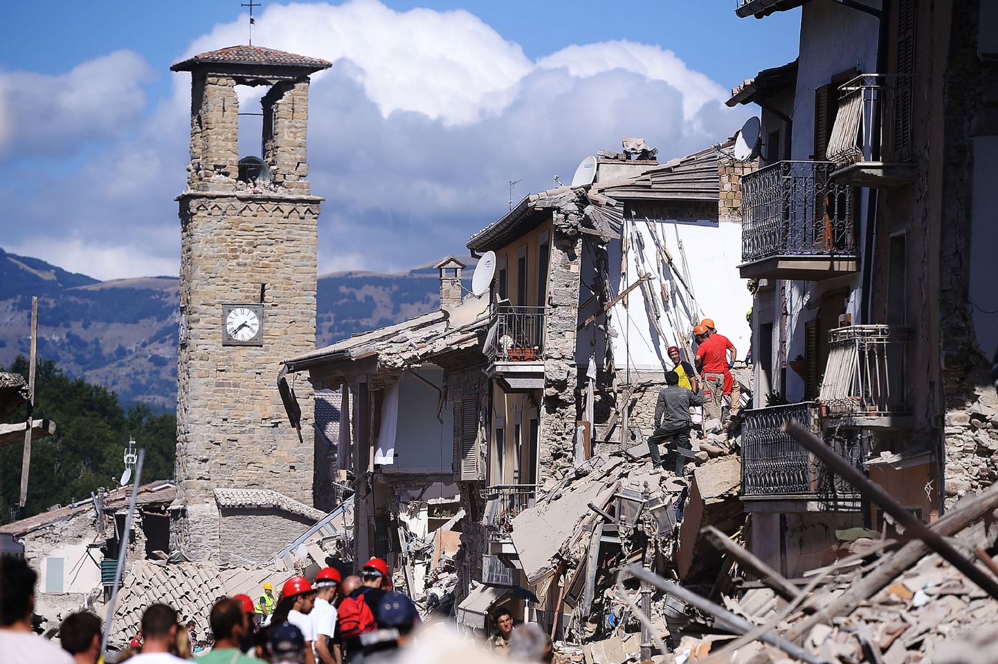 Землетрясение в Италии 24 августа 2016 года. Иллюстративное фото.