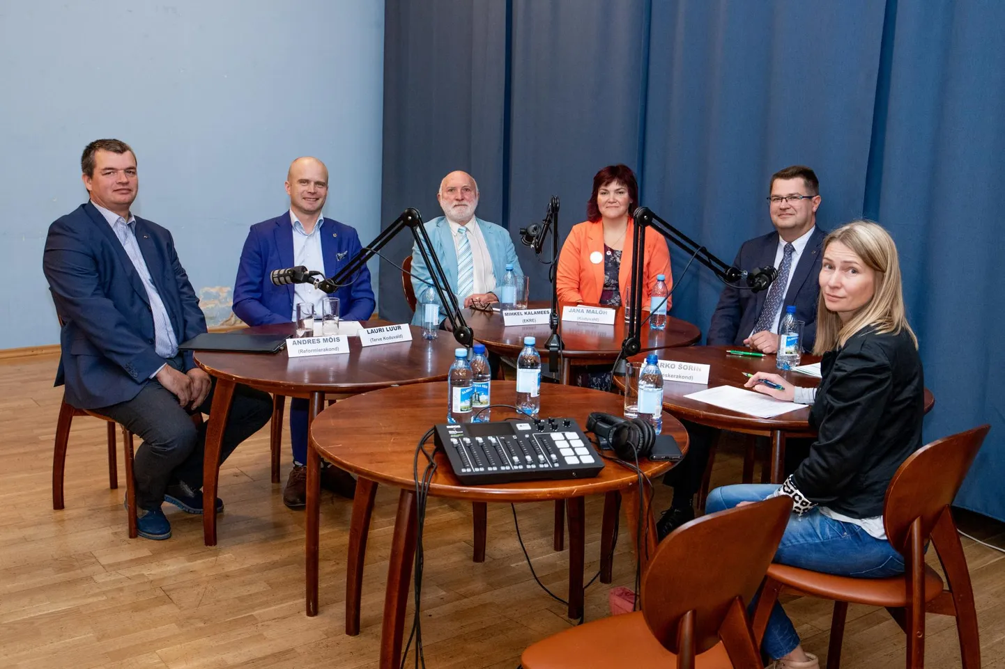 Tori valla valimisdebatil osalesid Mihkel Kalamees Eesti Konservatiivsest Rahvaerakonnast, Lauri Luur valimisliidust Terve Koduvald, Jana Malõh valimisliidust Koduvald, Andres Mõis Eesti Reformierakonnast ja Marko Šorin Eesti Keskerakonnast.