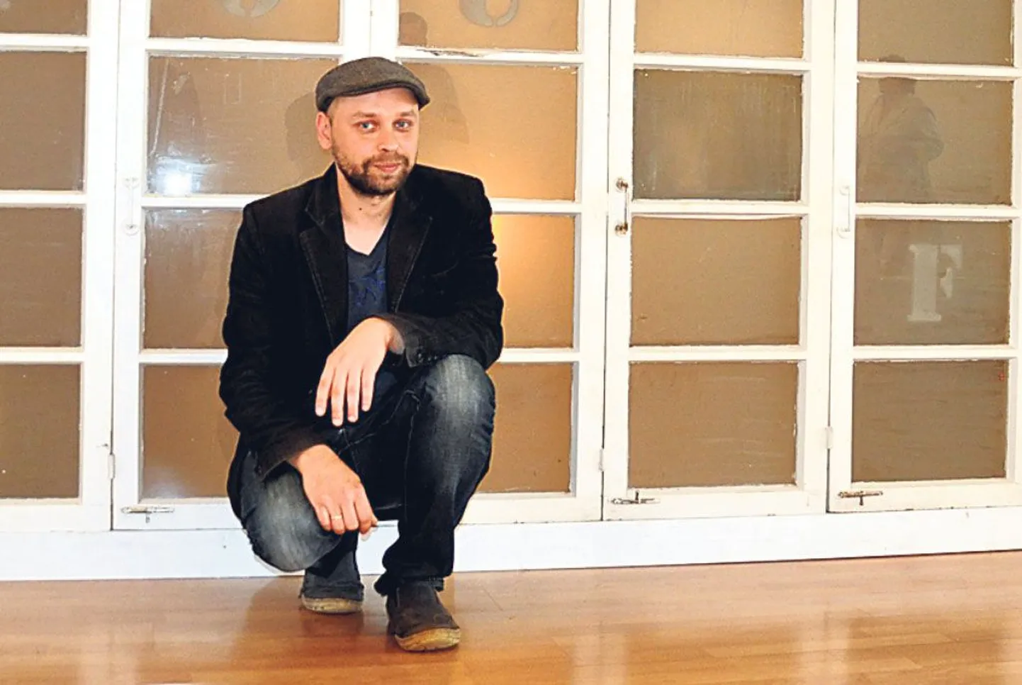 Janno Bergmann näitusel kunstnike majas.