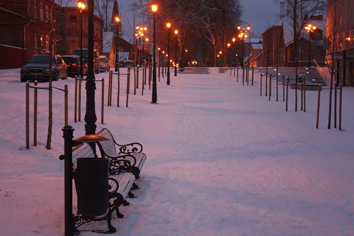 Võru Katariina tänava allee.