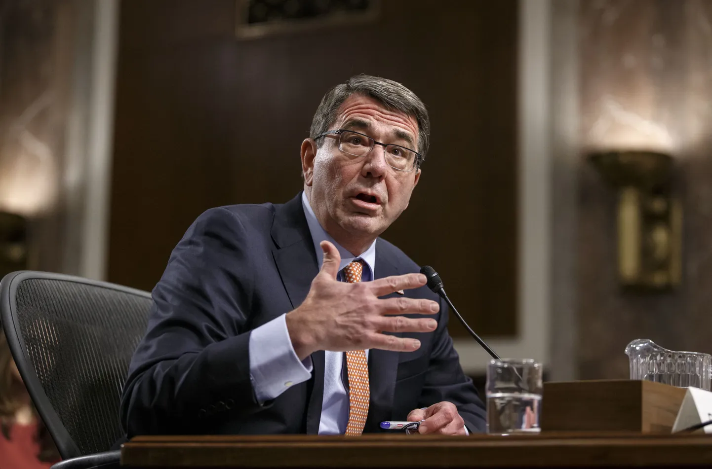 Ashton Carter senati relvastuskomitee ees kuulamisel.