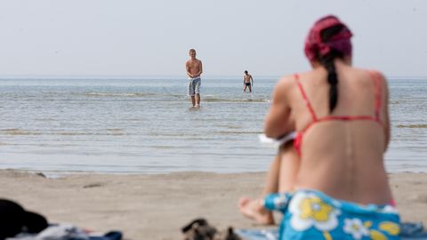 Terviseamet hoiatab: Kakumäe rannas ja Harku järves pole soovitatav ujuda