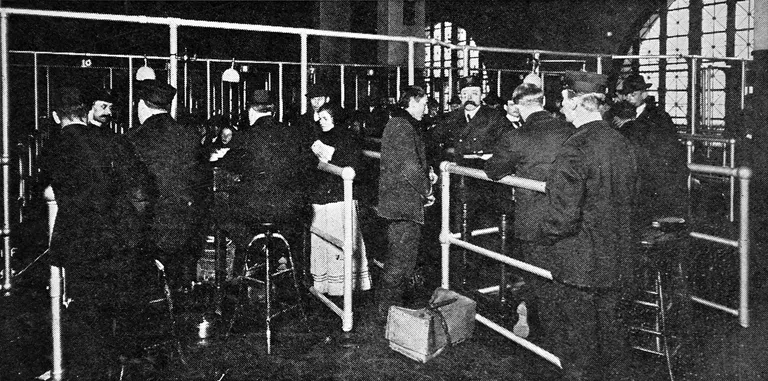 Ellis Island, New York, 1911.