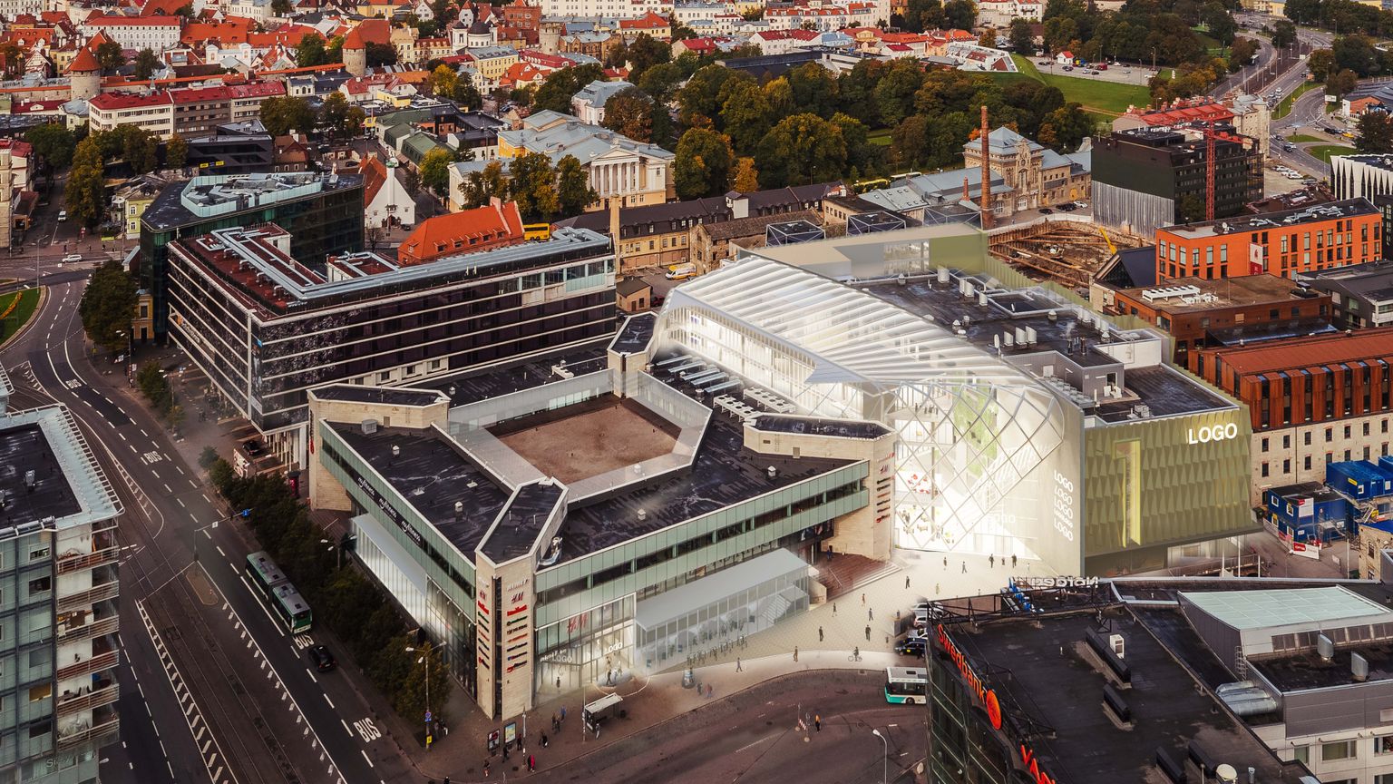 Tallinna linnavalitsus väljastas Postimaja ja Coca-Cola Plaza hoonete ühendamiseks ehitusloa.