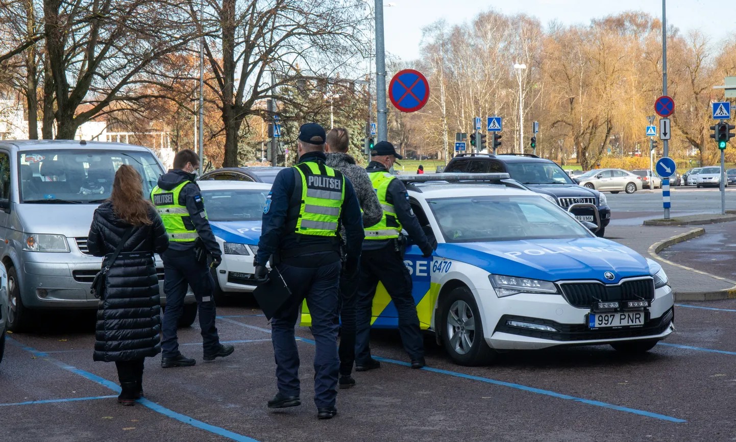 Eesti politsei. Pilt on illustratiivne