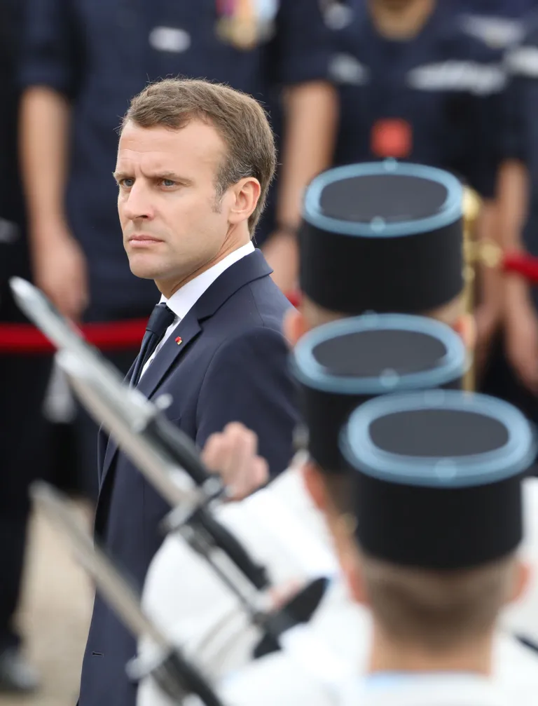 Prantsuse president Emmanuel Macron kindral Charles De Gaulle'i kuulsa raadiokõne 78. aastapäeval