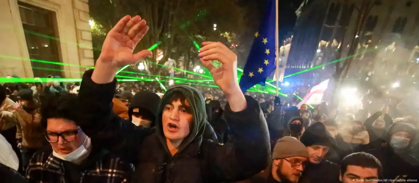 Акция протеста в Тбилиси