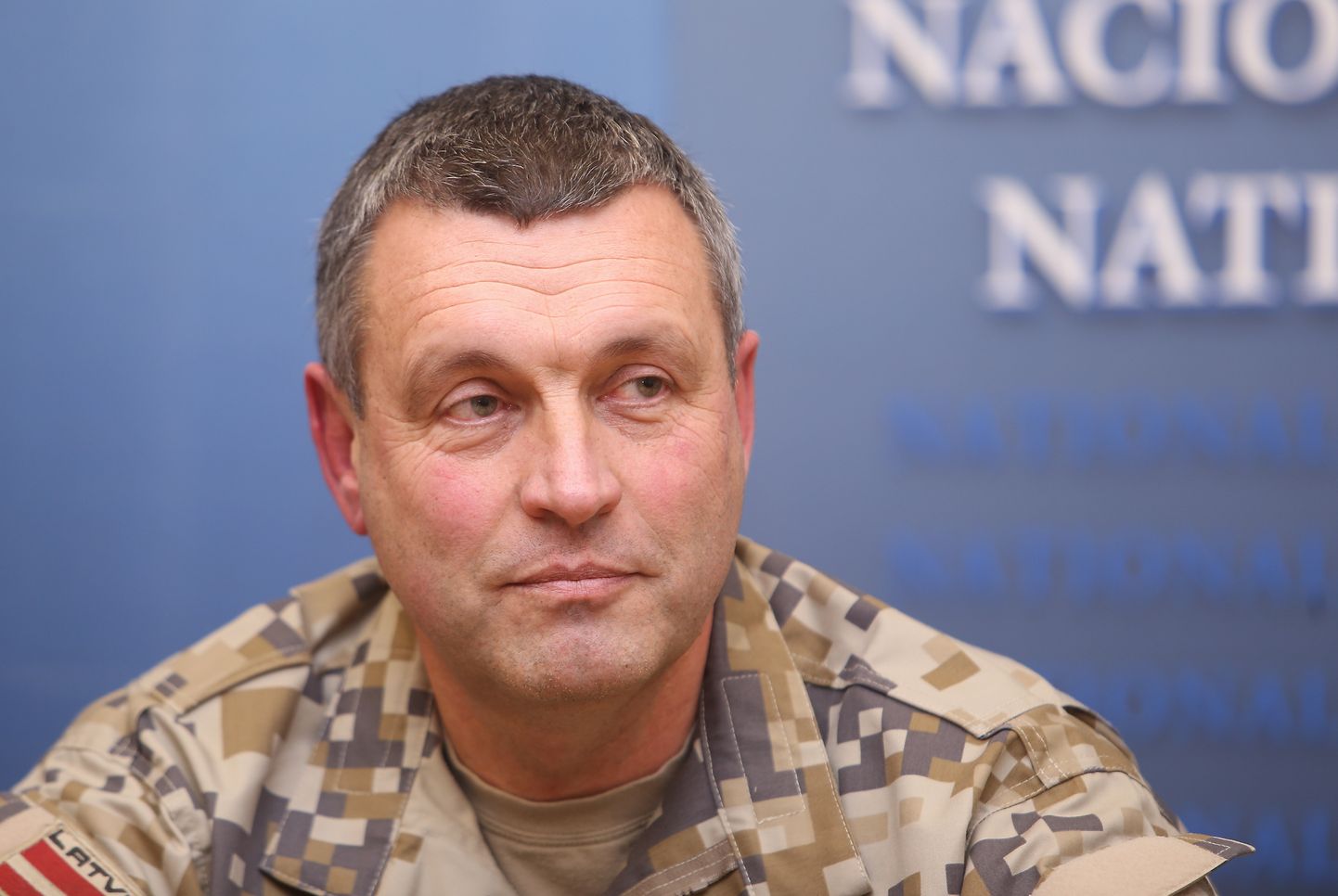 Командующий Национальными вооруженными силами Латвии (НВС) Леонид Калниньш