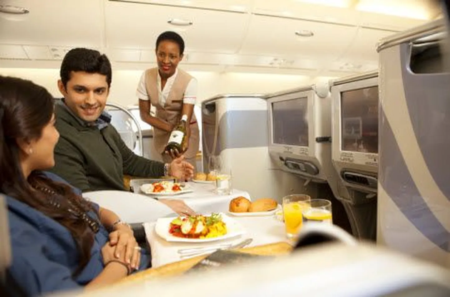 Pildike lennufirma Emirates külalislahkusest.