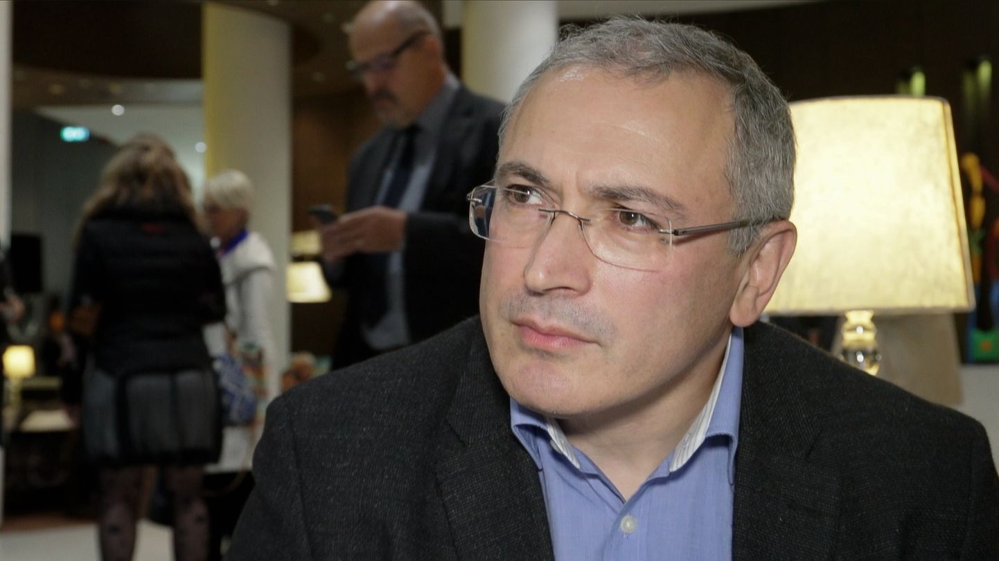 Endine Venemaa suurärimees, Kremli kriitik Mihhail Hodorkovski Swissotelis.