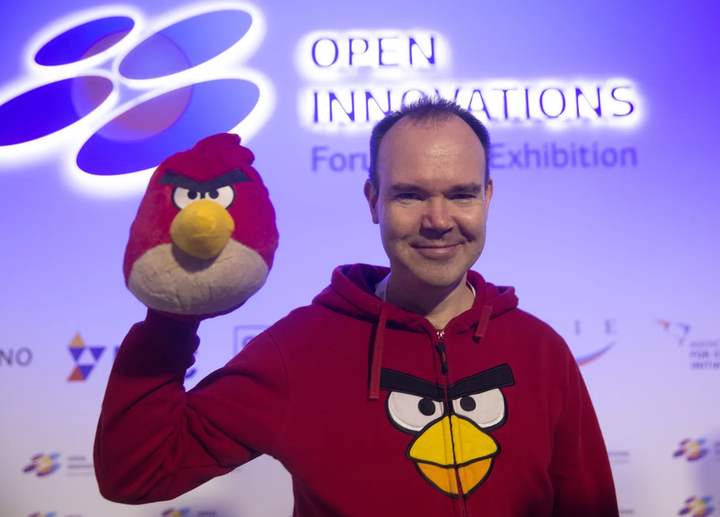 Rovio turundusjuht Peter Vesterbacka Moskva innovatsioonifoorumil.