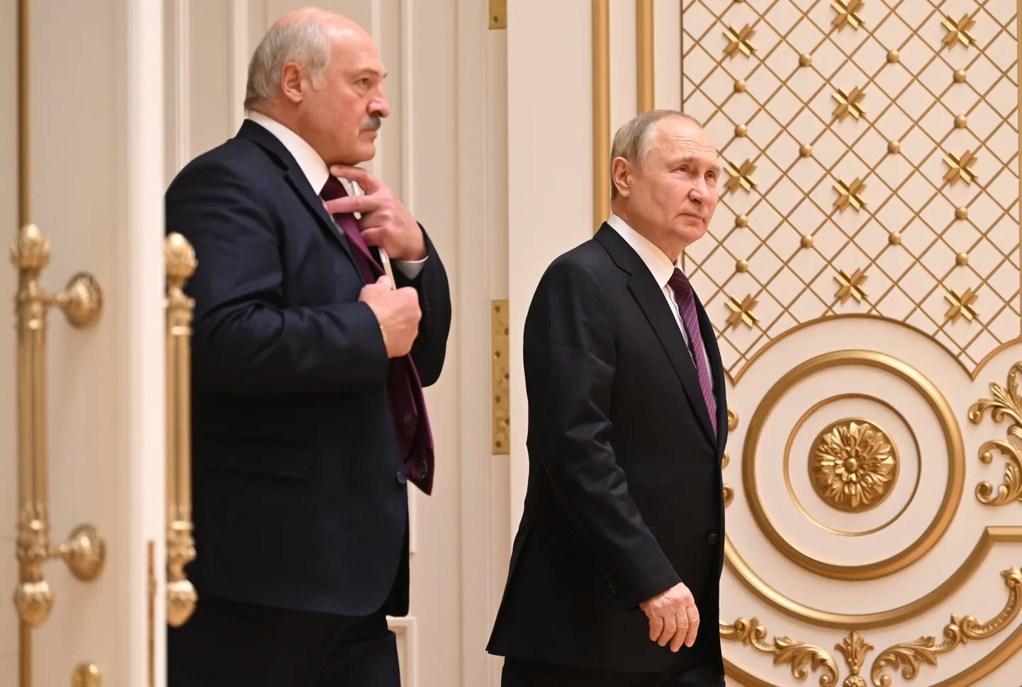 Александр Лукашенко и Владимир Путин.