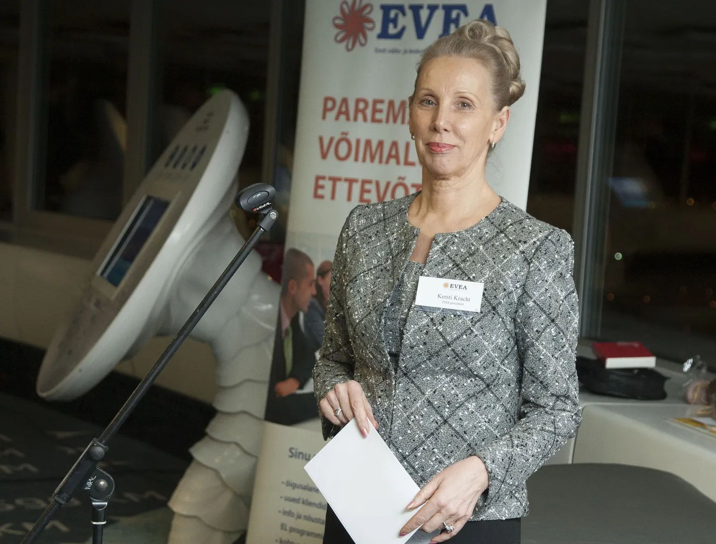 EVEA president Kersti Kracht.