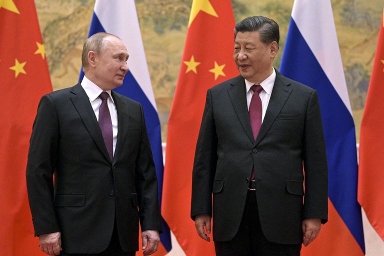 Xi Jinping ja Vladimir Putin.