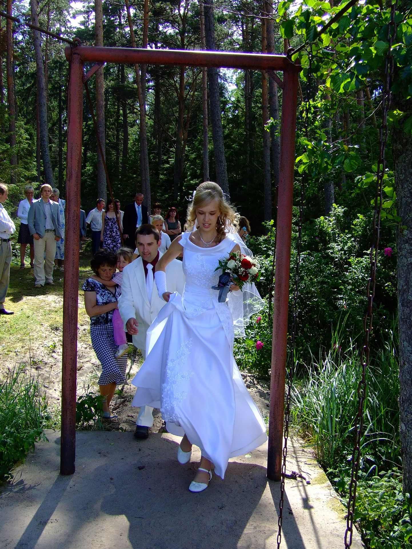 07.07.2007 abiellusid Eleri ja Marco Aitman.