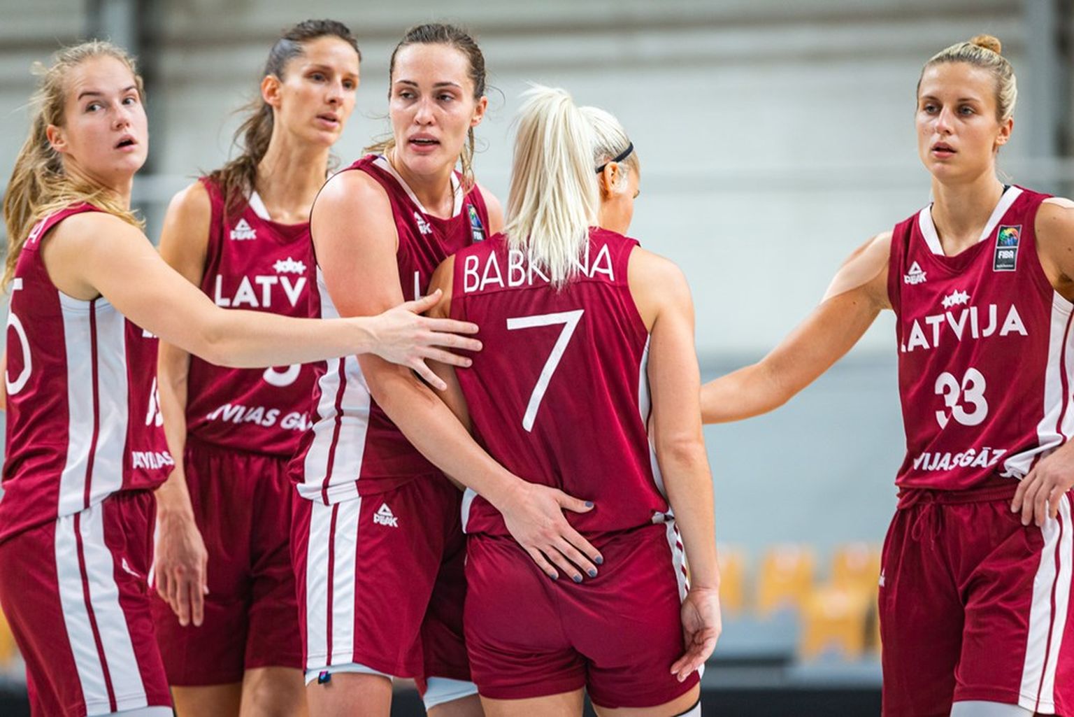 Latvijas sieviešu izlases basketbolistes
