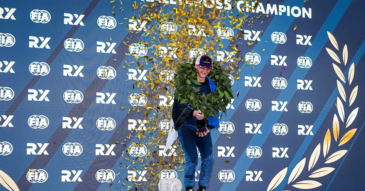 17-year-old Armin Raag becomes first Estonian to win European Rallycross title