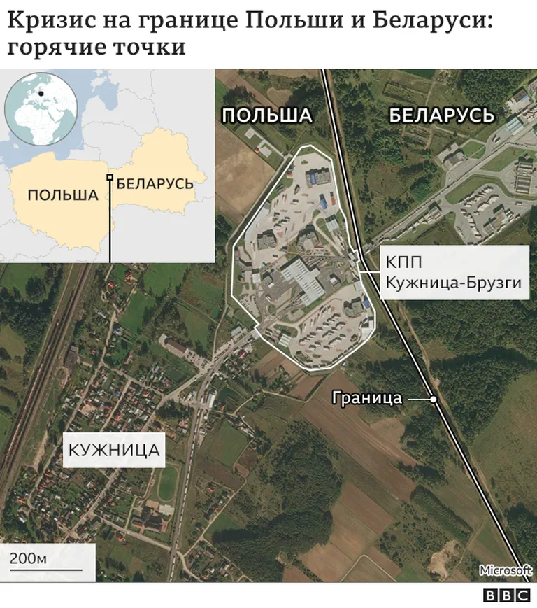 Карта КПП Кужница.