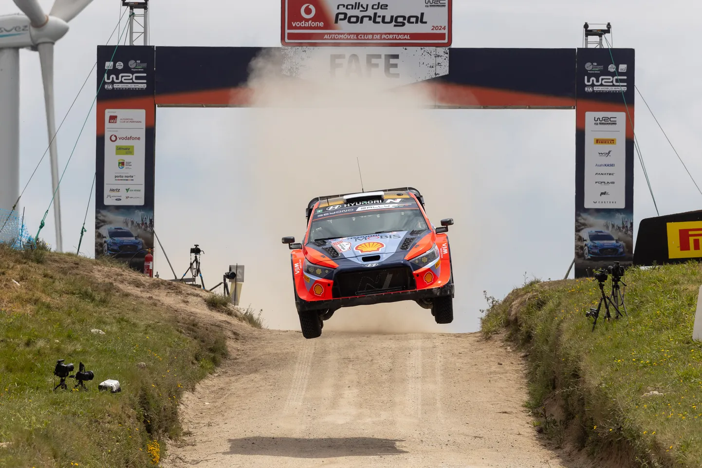 Ott Tänak ja Martin Järveoja eelmisel aastal Portugali rallil, mille lõpetasid teisena.