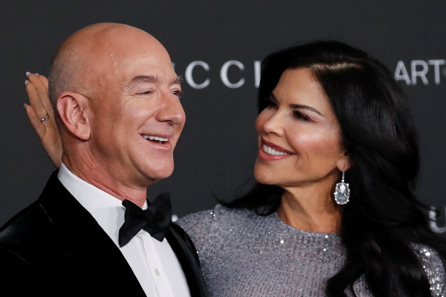 Amazoni looja Jeff Bezos ja tema kihlatu Lauren Sanchez.