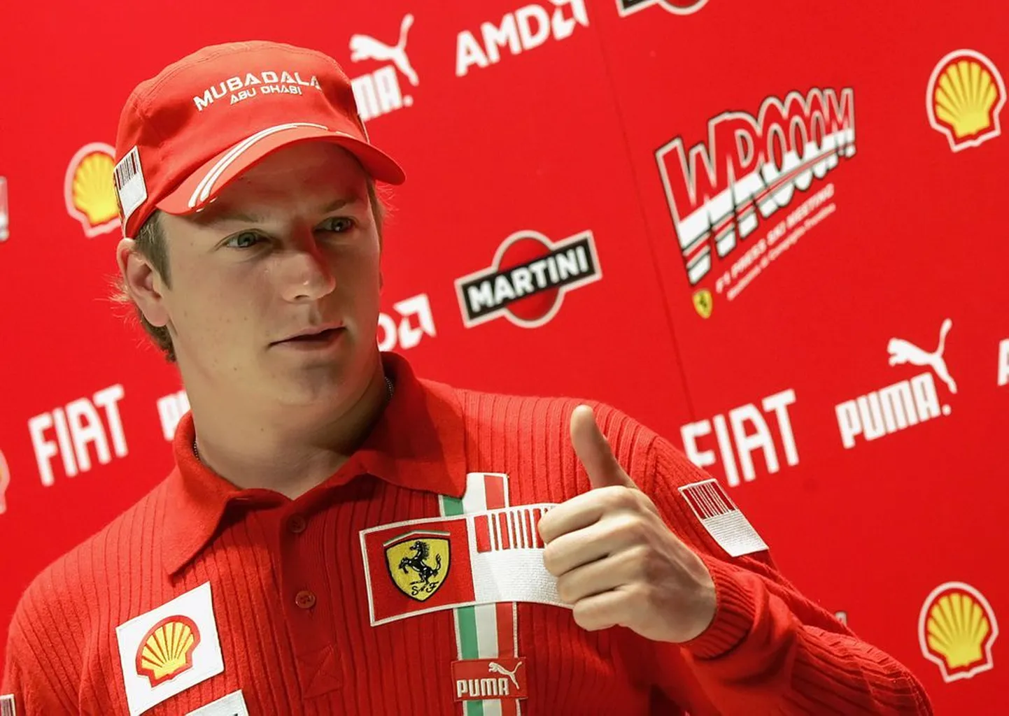 Ferrari värvides Kimi Räikkönen.