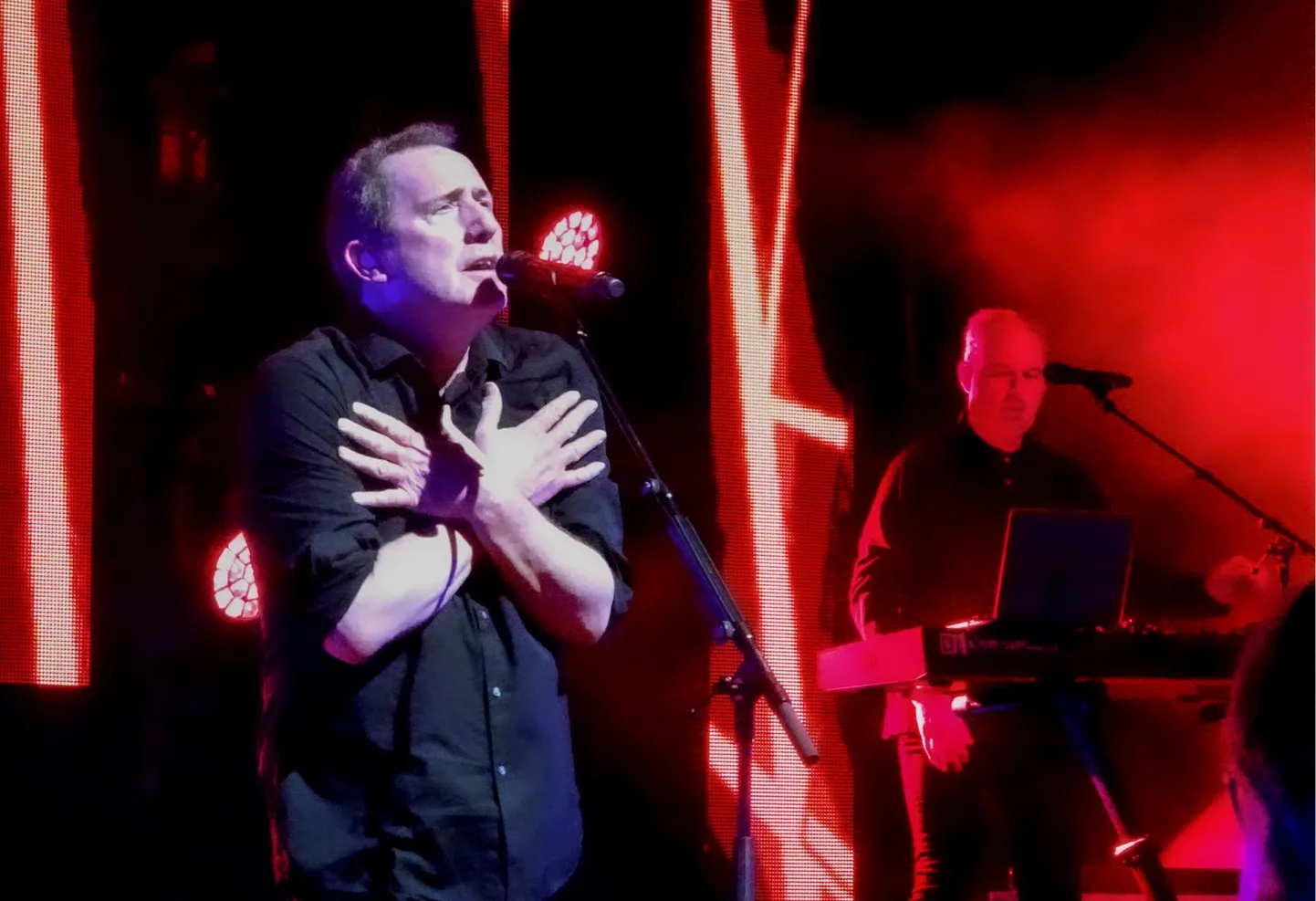 Orchestral Manoeuvres in the Dark Tallinnas. Andy McCluskey ja Paul Humphreys.