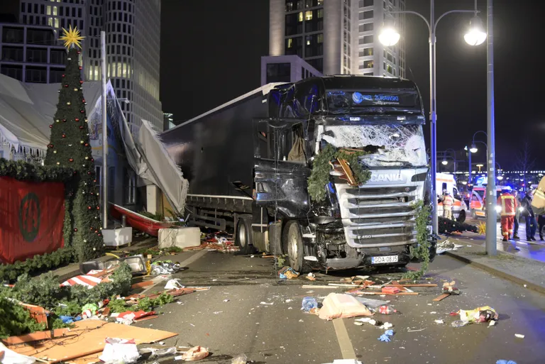 Veoauto, mida kasutati Berliini rünnaku käigus. Imago/Seeliger/Scanpix