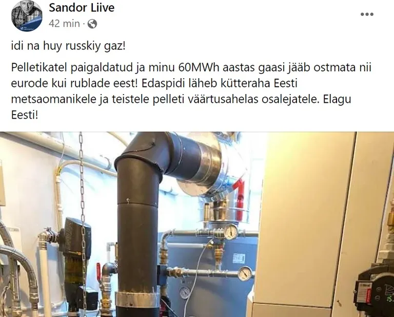 Sandor Liive postitus