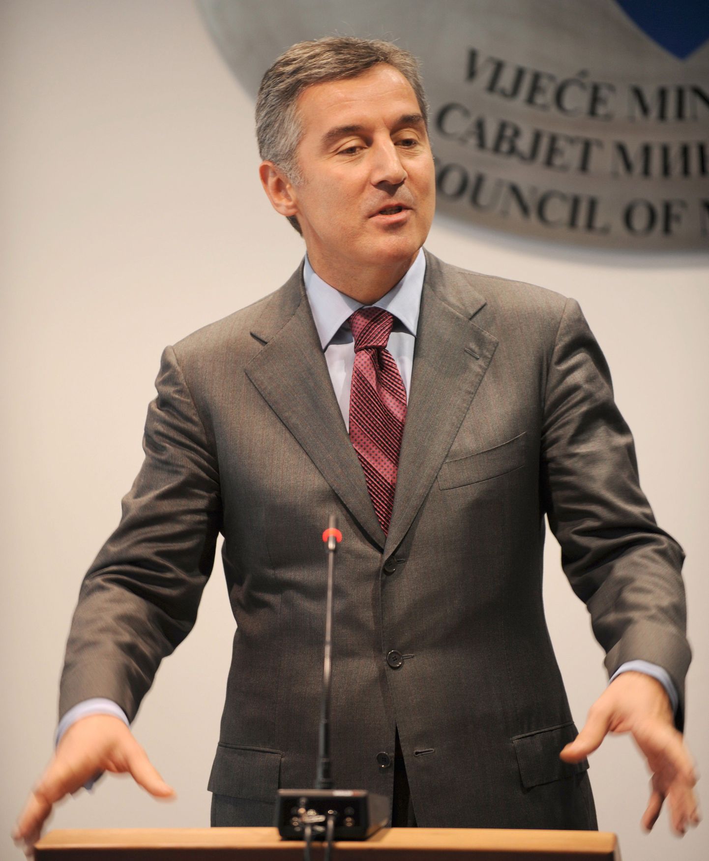 Montenegro peaminister Milo Djukanovic.