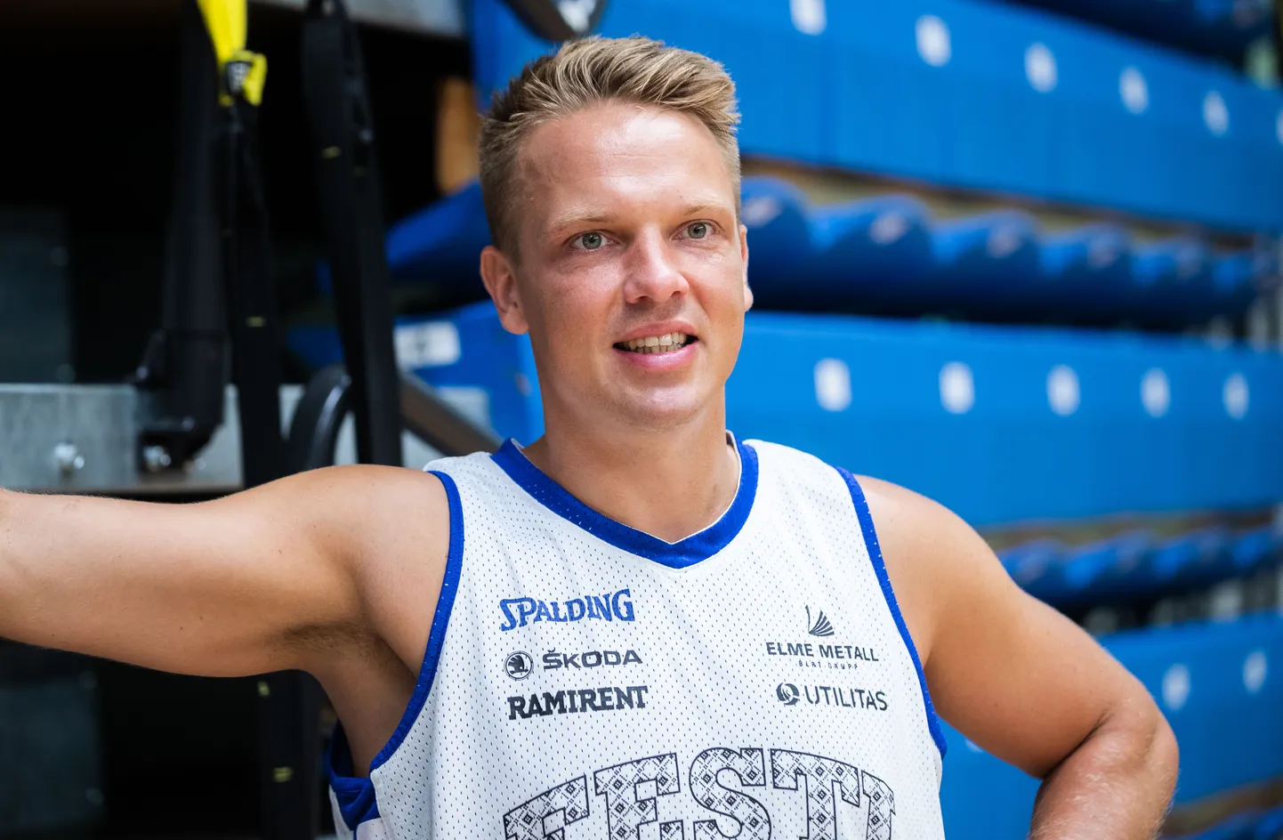 Sten-Timmu Sokk Eesti koondise treeningul.