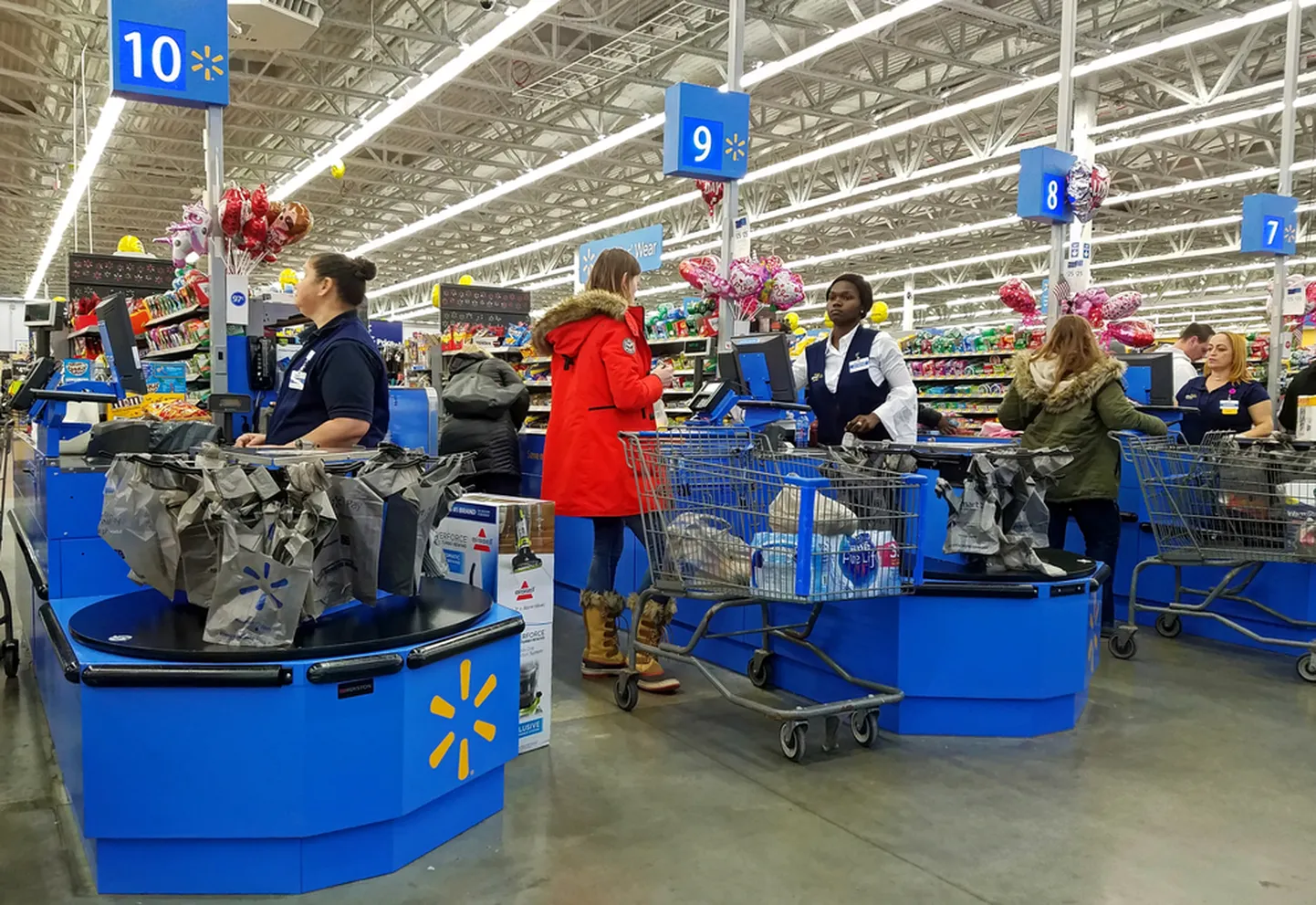 Walmarti supermarket. Pilt on illustratiivne