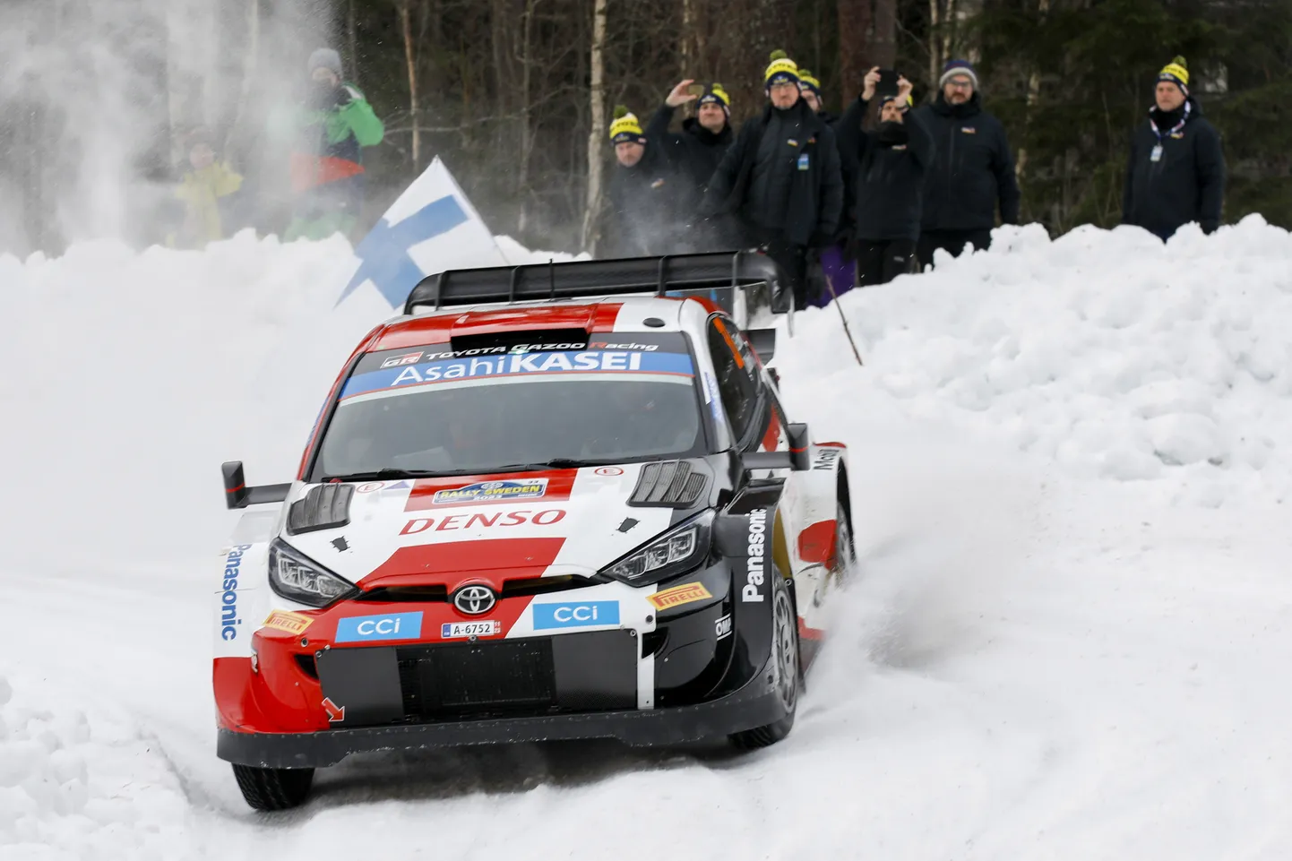 Elfyn Evans Toyota GR Yaris Rally1-ga Rootsis.