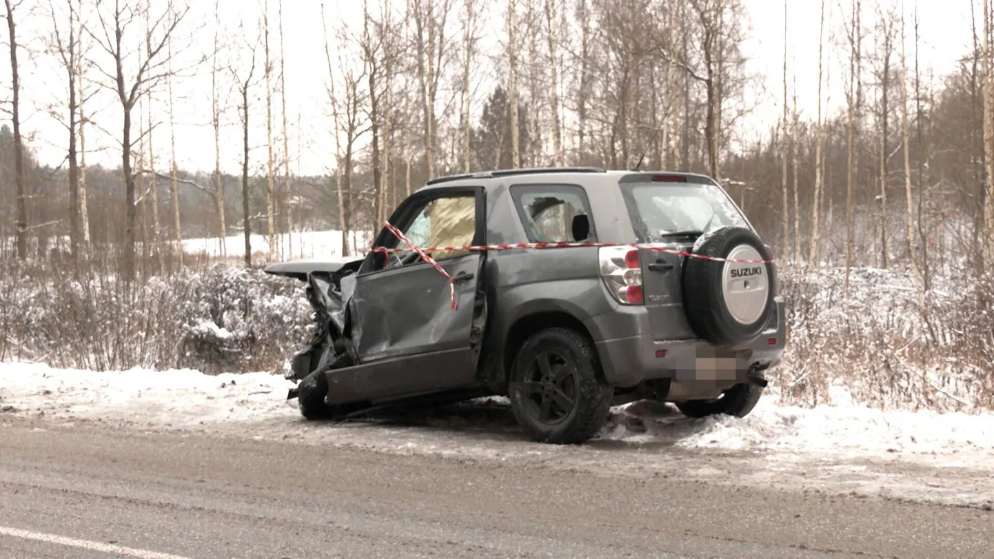 Автомобиль Suzuki, участвовавший в ДТП