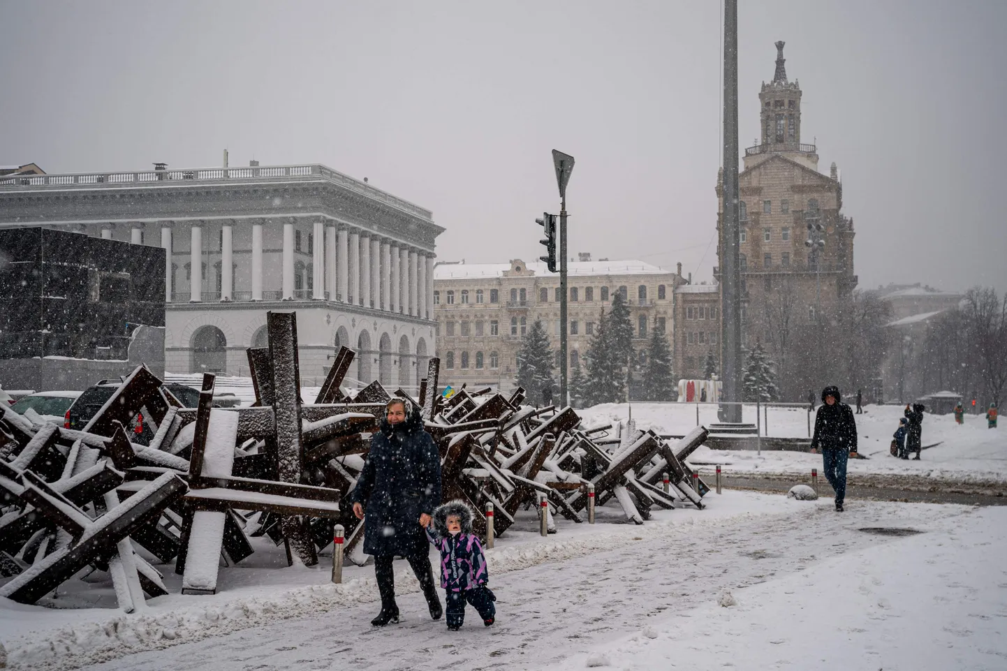 Ukrainas galvaspilsēta Kijiva 2022. gada 15. decembrī.