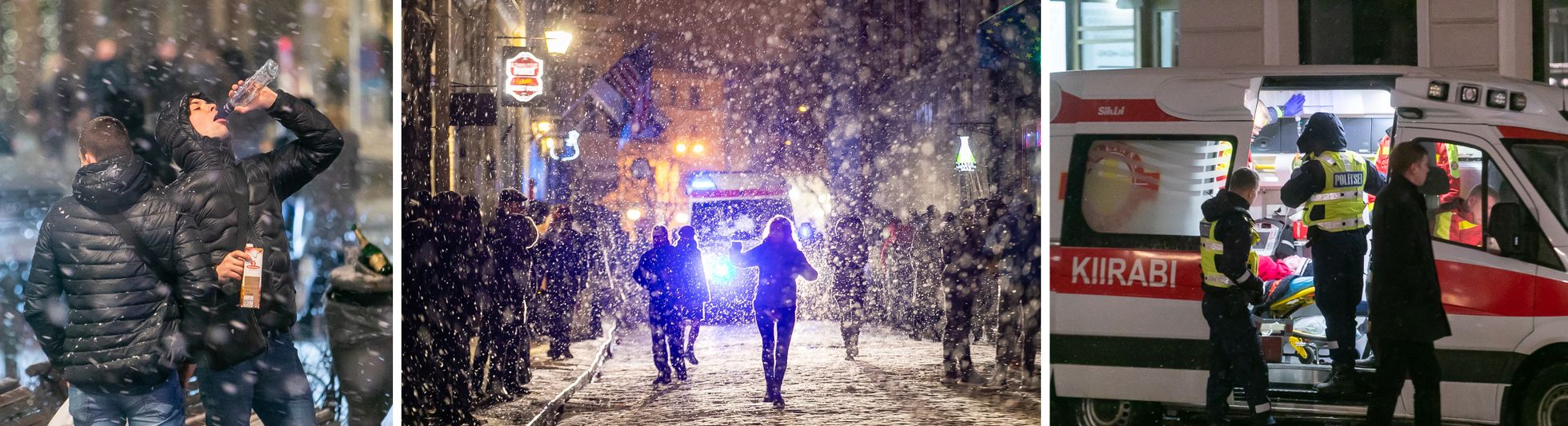 В новогоднюю ночь скорой помощи поступило более тысячи вызовов, в Таллинне работали и дополнительные бригады медиков.