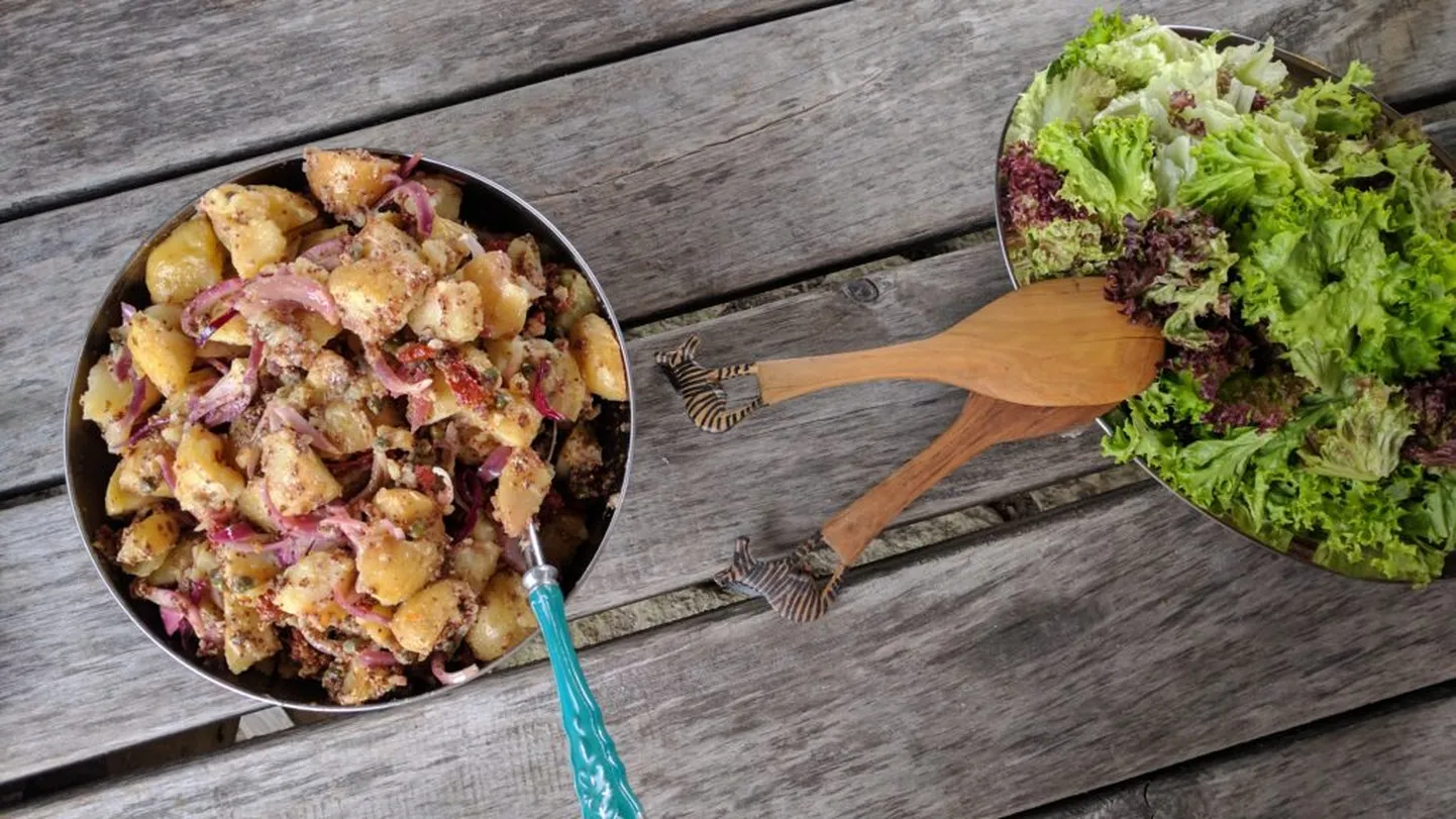 Teistmoodi kartulisalat.