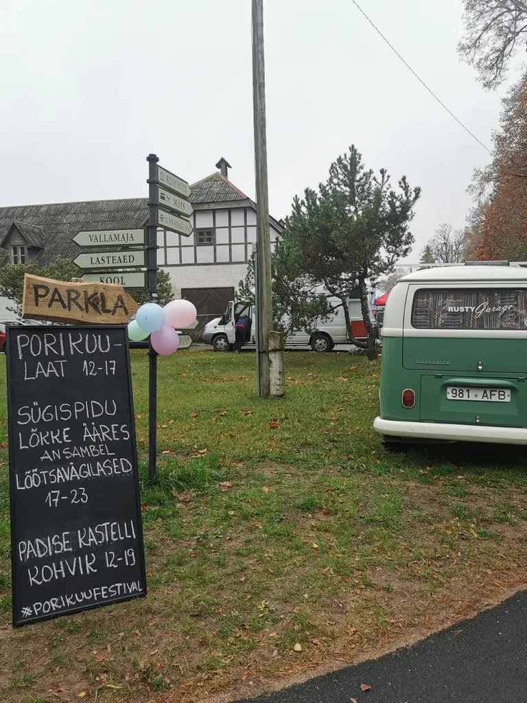 Porikuu sügislaat Padisel-