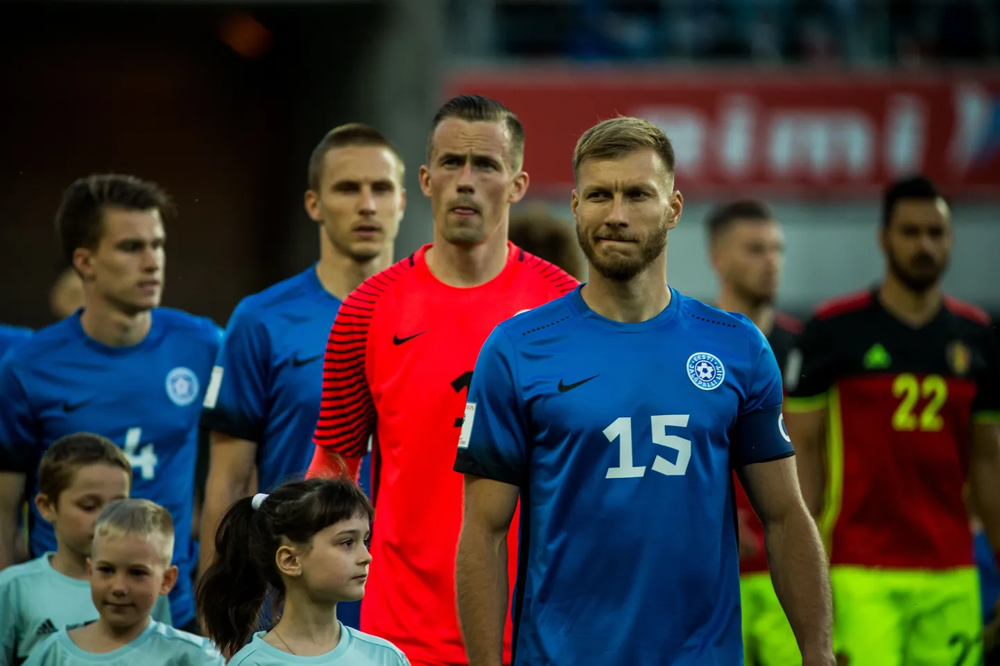 Eesti vs Belgia 0:2 Lilleküla staadionil. #15 Ragnar Klavan.