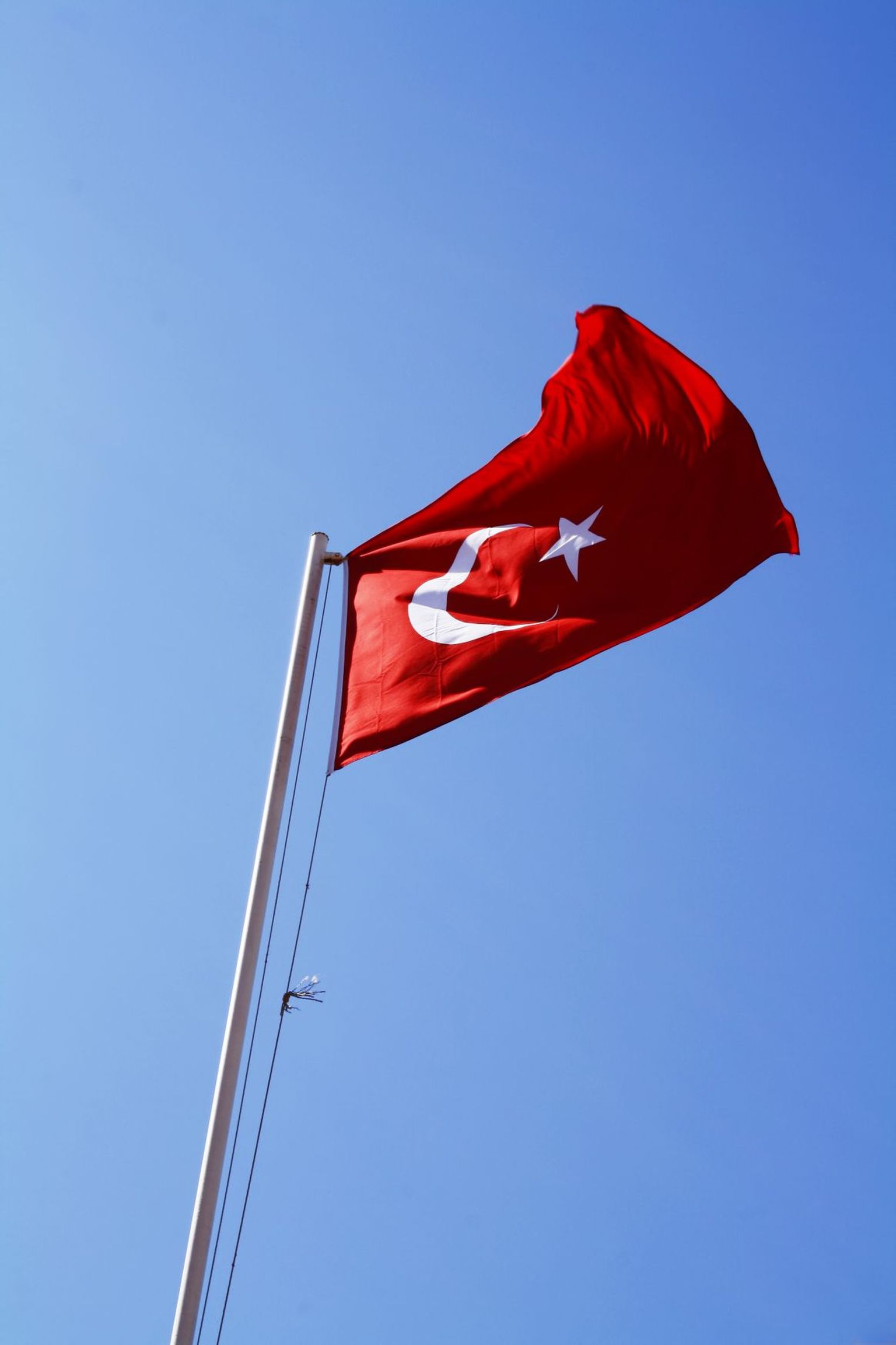 Турецкий флаг. Иллюстративное фото.