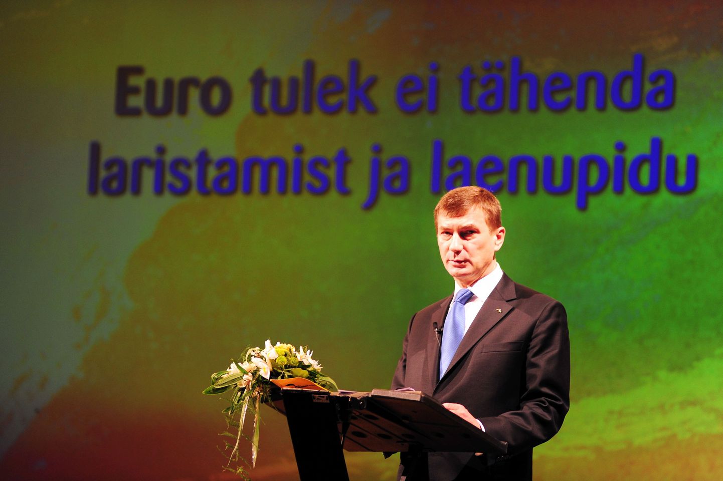 Peaminister Andrus Ansip.