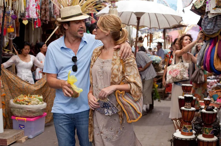 Kaader filmist «Söö, palveta, armasta». Pildil Julia Roberts ja Javier Bardem