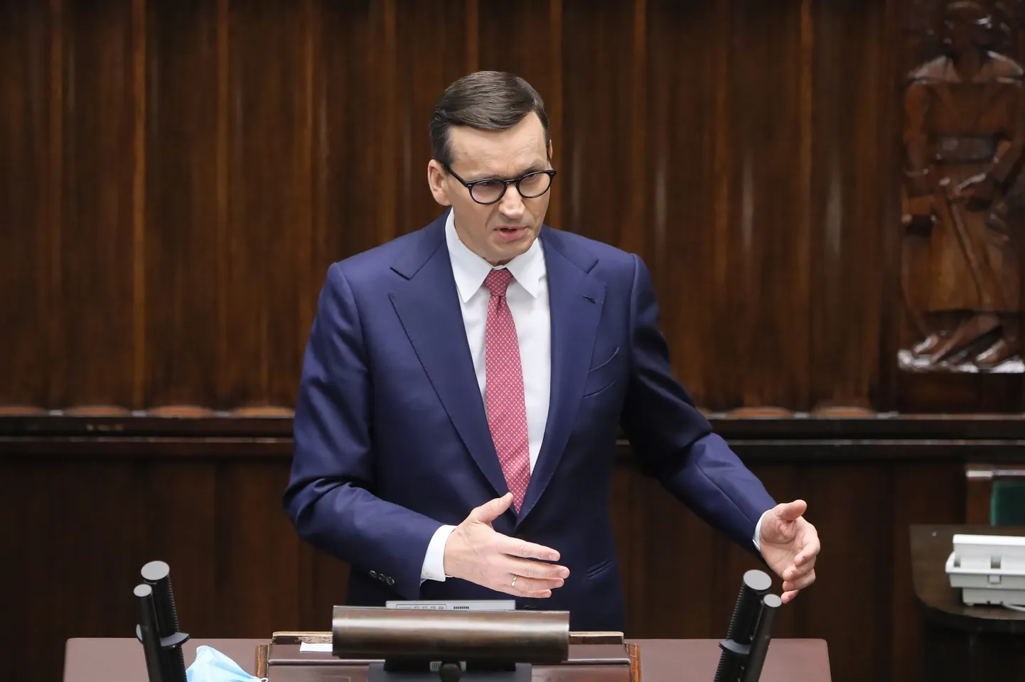 Poola peaminister Mateusz Morawiecki.