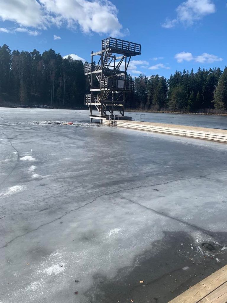 Vanamõisa järve õnnetuspaik.
