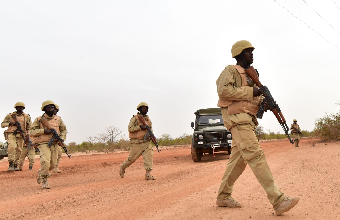 Burkina Faso sõdurid.