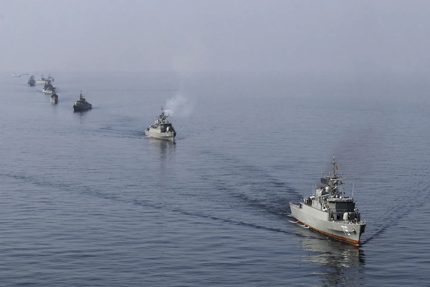 Iraani sõjalaevad.