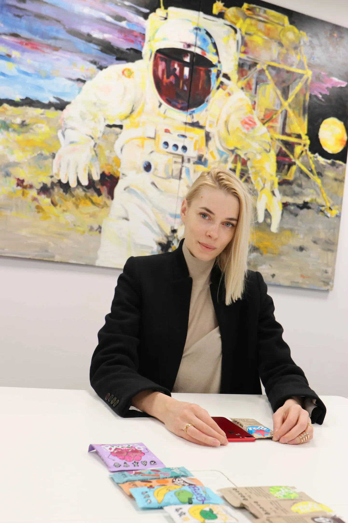 Jelena Šifrina firma BioFoodLab toodab ja müüb tervislikke batoone. Need on saadaval ka Eesti poodides.