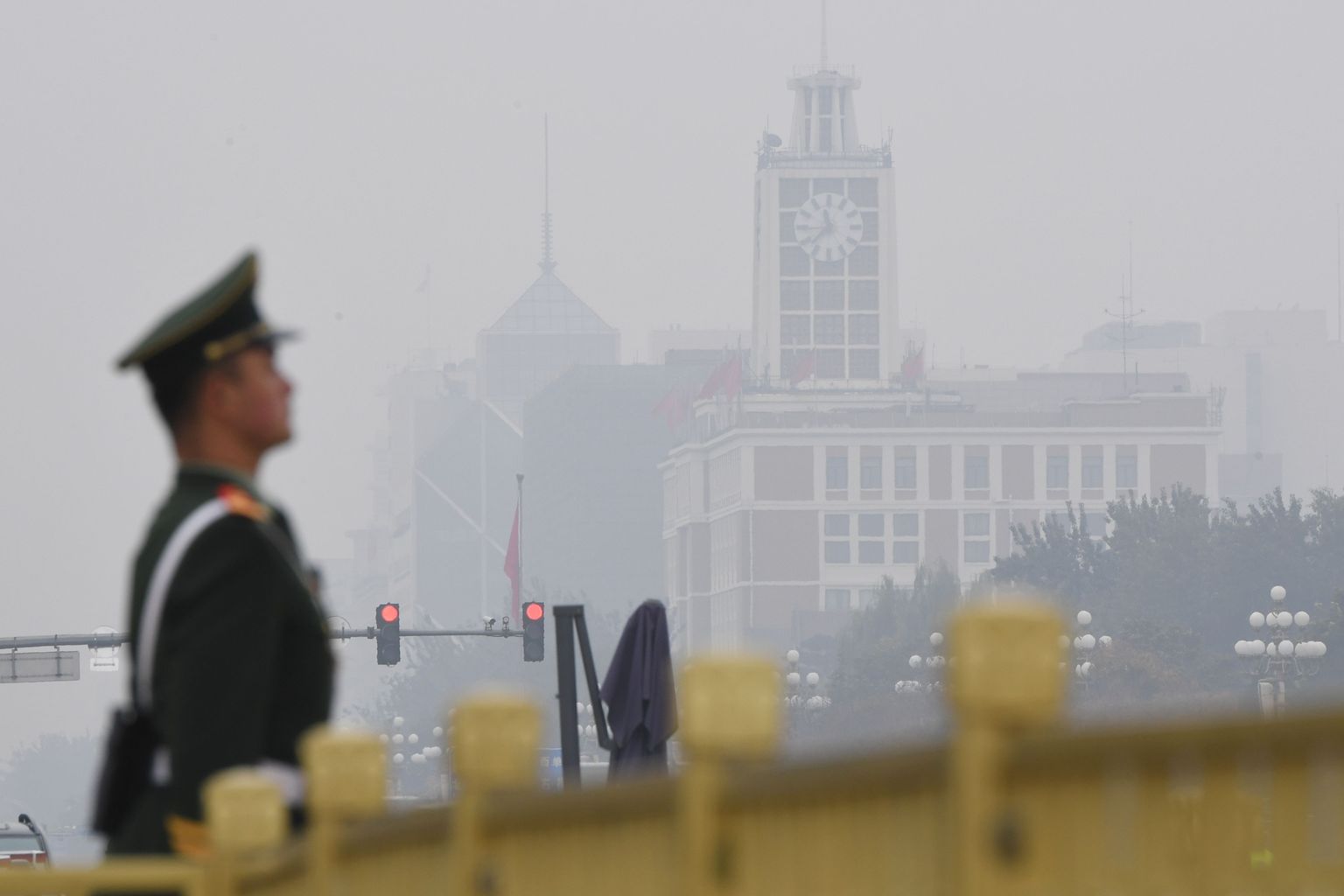 Peking päeval, mil Hiina kommunistlik partei asus arutama jõulisemate keskkonnakatse aktsioonide läbiviimist.